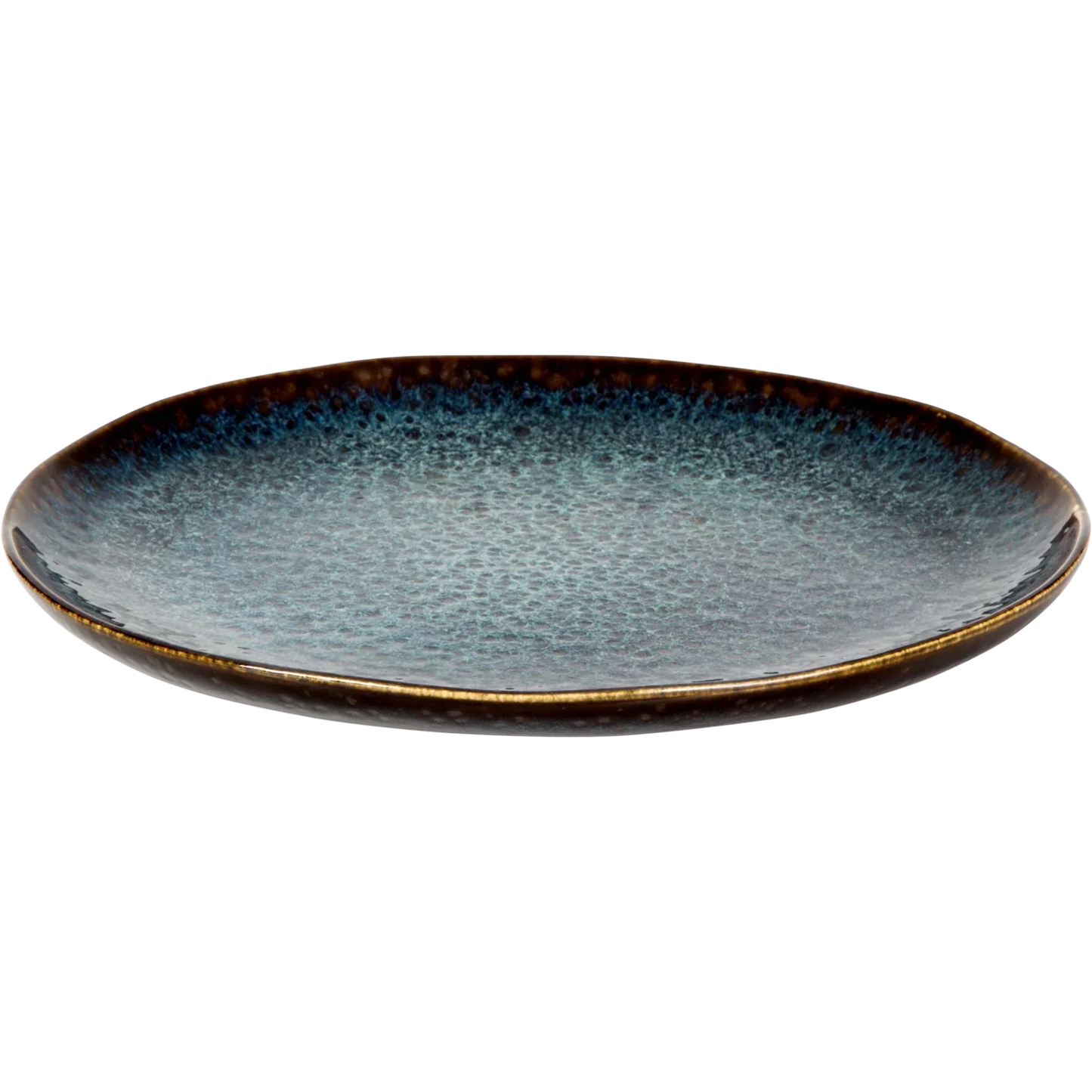 [ Set of 6 ] Plate Palmer Eccentric 11 inch Blue Stoneware