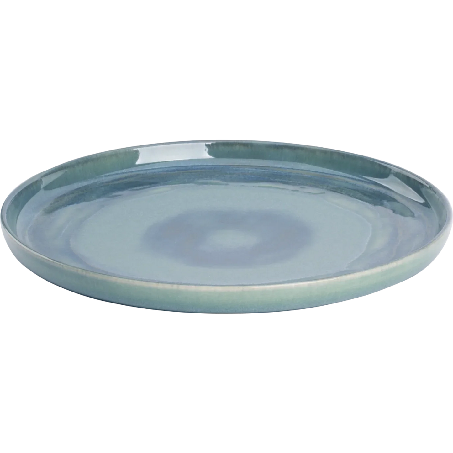 [ Set of 6 ] Plate Palmer Miami 11 inch Green Stoneware