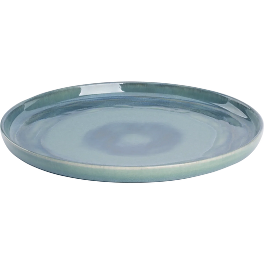 [ Set of 6 ] Plate Palmer Miami 11 inch Green Stoneware