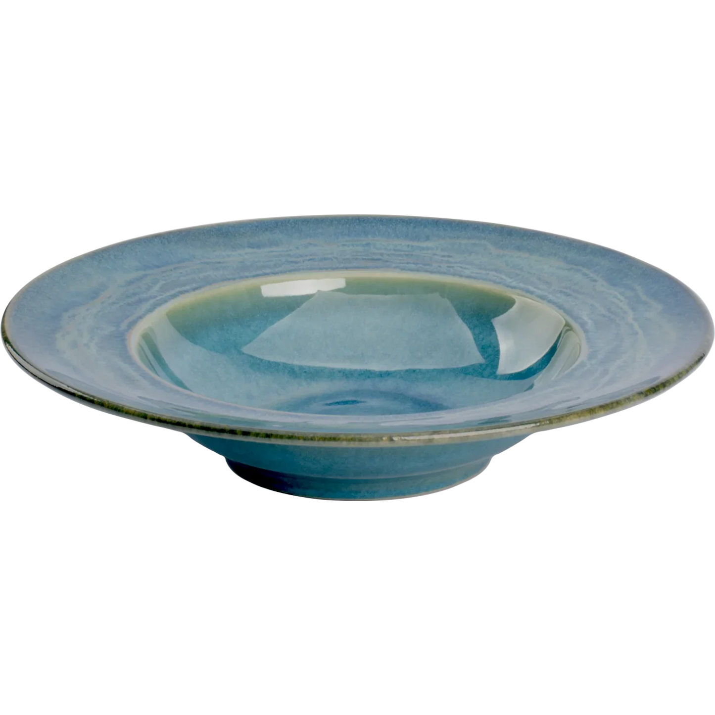 [ Set of 4 ] Deep plate Palmer Miami 10.6 inch Green Stoneware