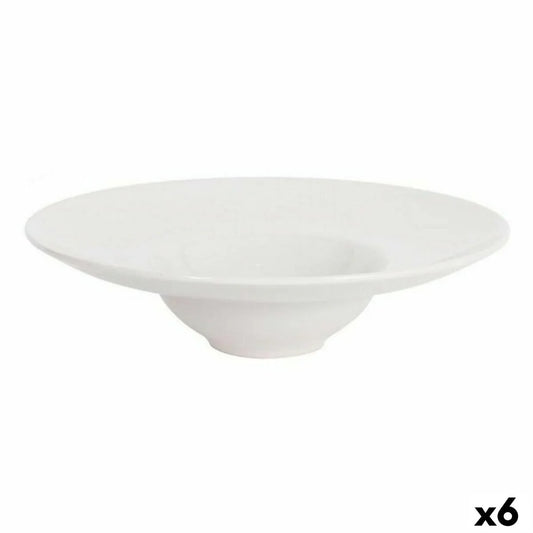 Pasta Dish La Mediterránea Bari Ivory Stoneware (6 Units) (25 x 6,6 cm)