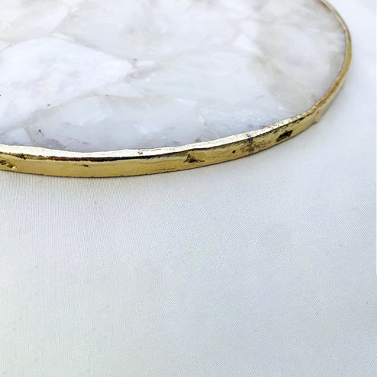 Large Clear Crystal Agate Cheese Platter/Tray/Personalised Momentos/Sign Boards