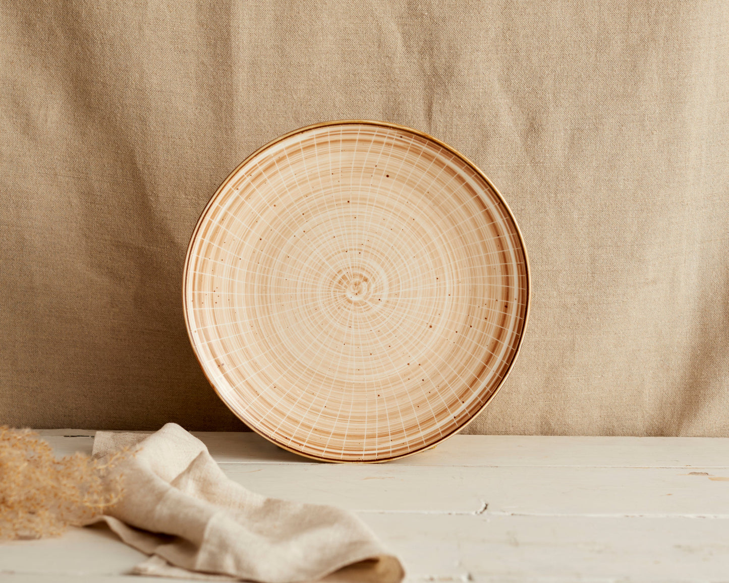 Marsali Porcelain Round Dinner Plate