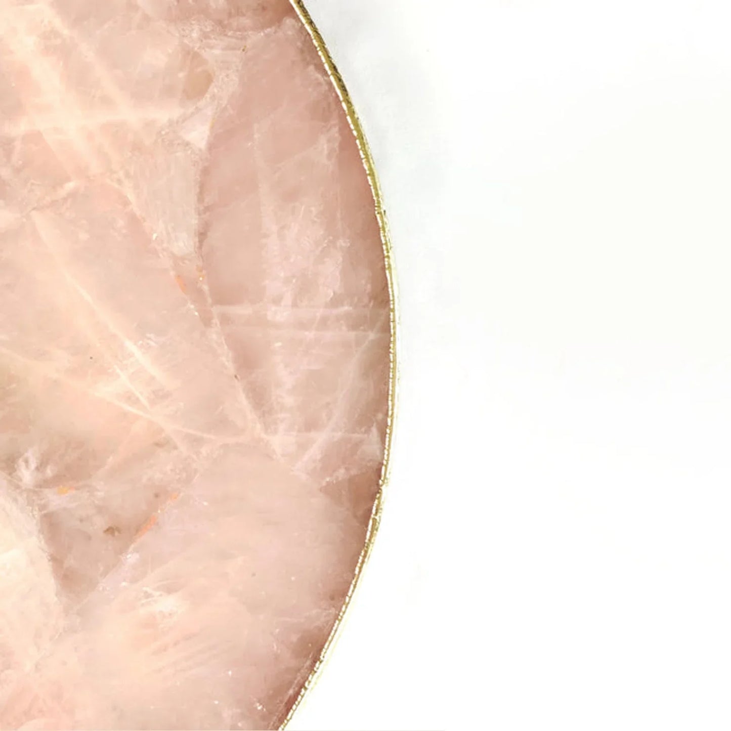Rose Quartz  Agate Cheese Platter/Tray | Circular |