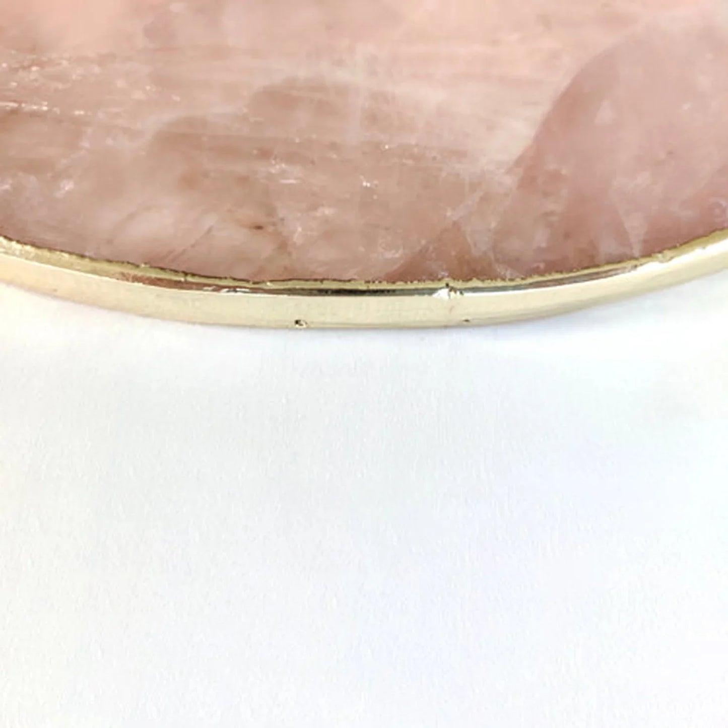 Rose Quartz  Agate Cheese Platter/Tray | Circular |