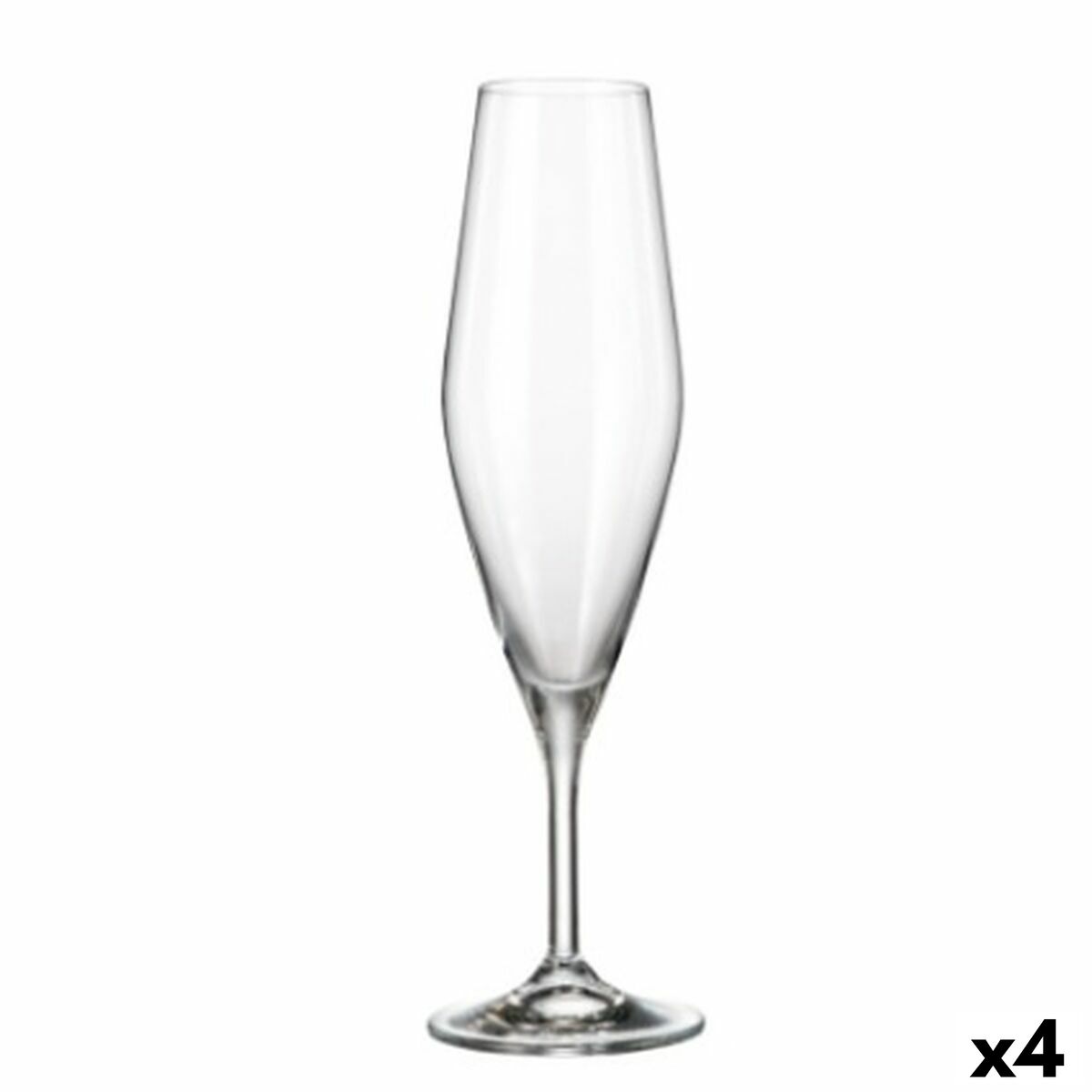 Champagne glass Bohemia Crystal Galaxia 210 ml champagne 6 Pieces (6 Units) (4 Units)