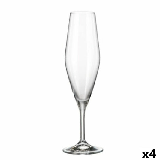 Champagne glass Bohemia Crystal Galaxia 210 ml champagne 6 Pieces (6 Units) (4 Units)