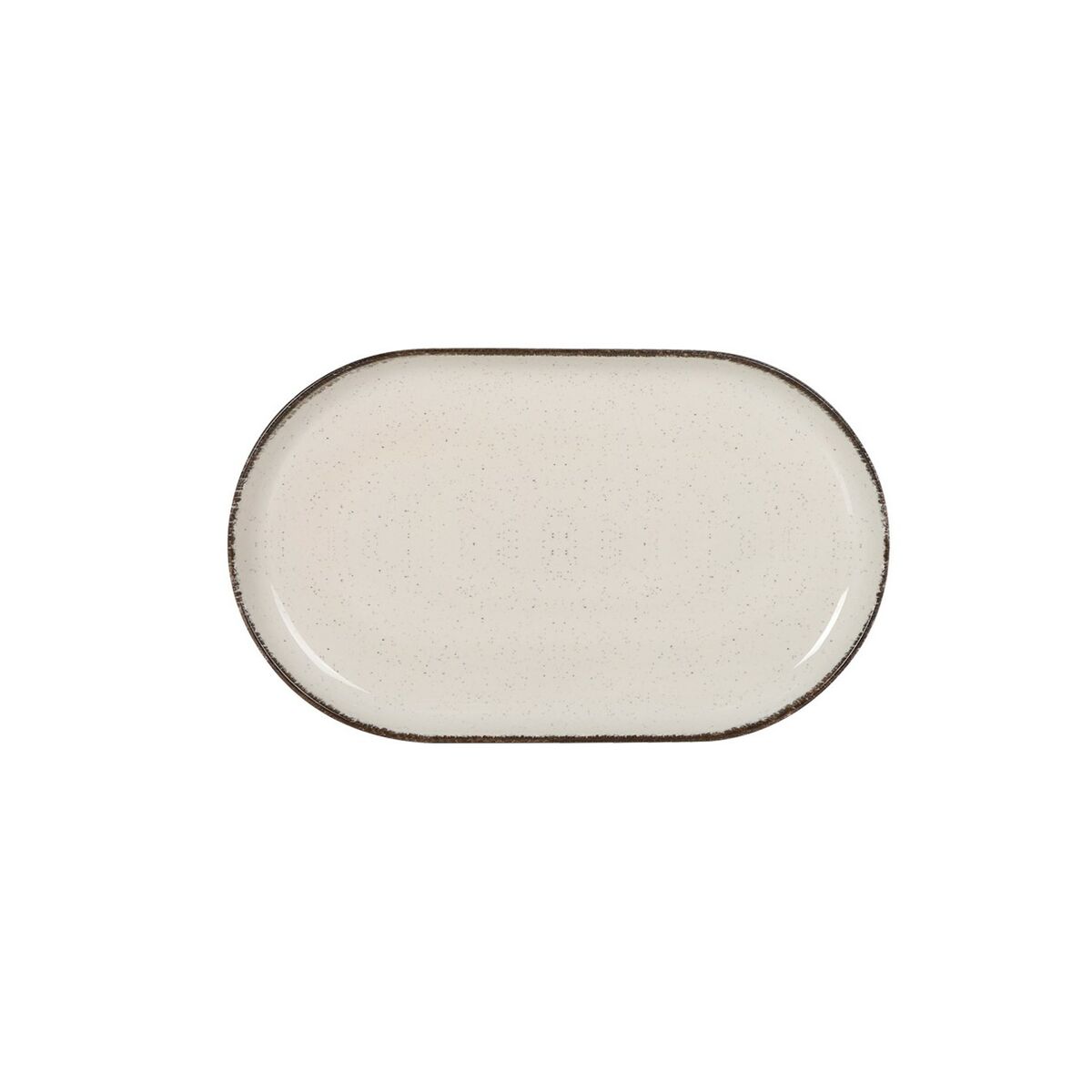 Serving Platter La Mediterránea Anllo Oval 25 x 15 x 2,2 cm (18 Units)