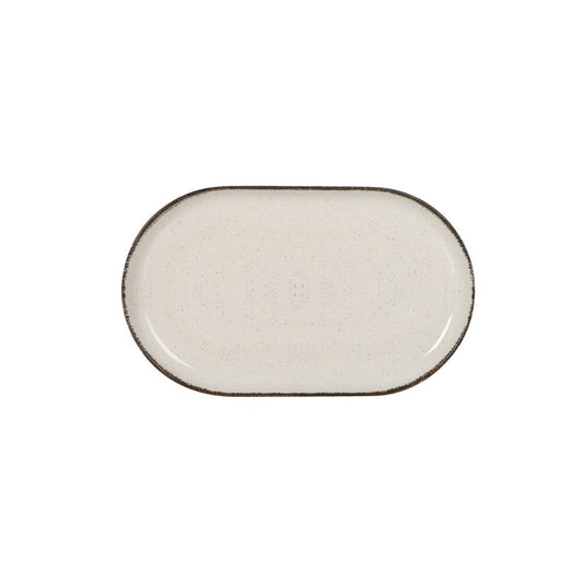 Serving Platter La Mediterránea Anllo Oval 25 x 15 x 2,2 cm (18 Units)