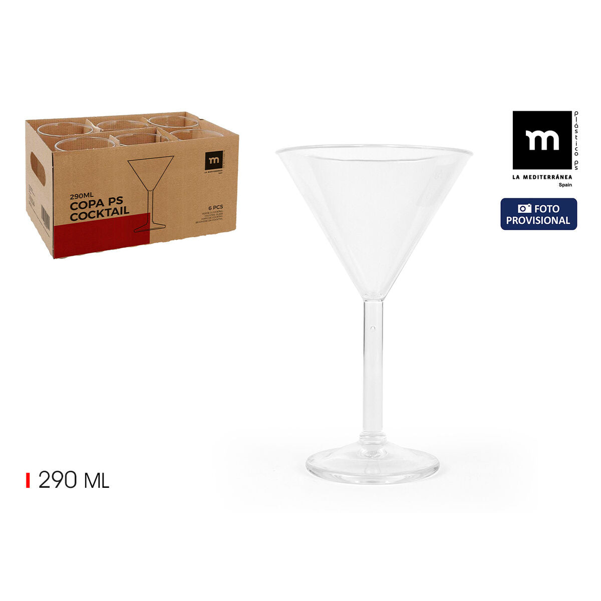 Cocktail glass La Mediterránea (24 Units)