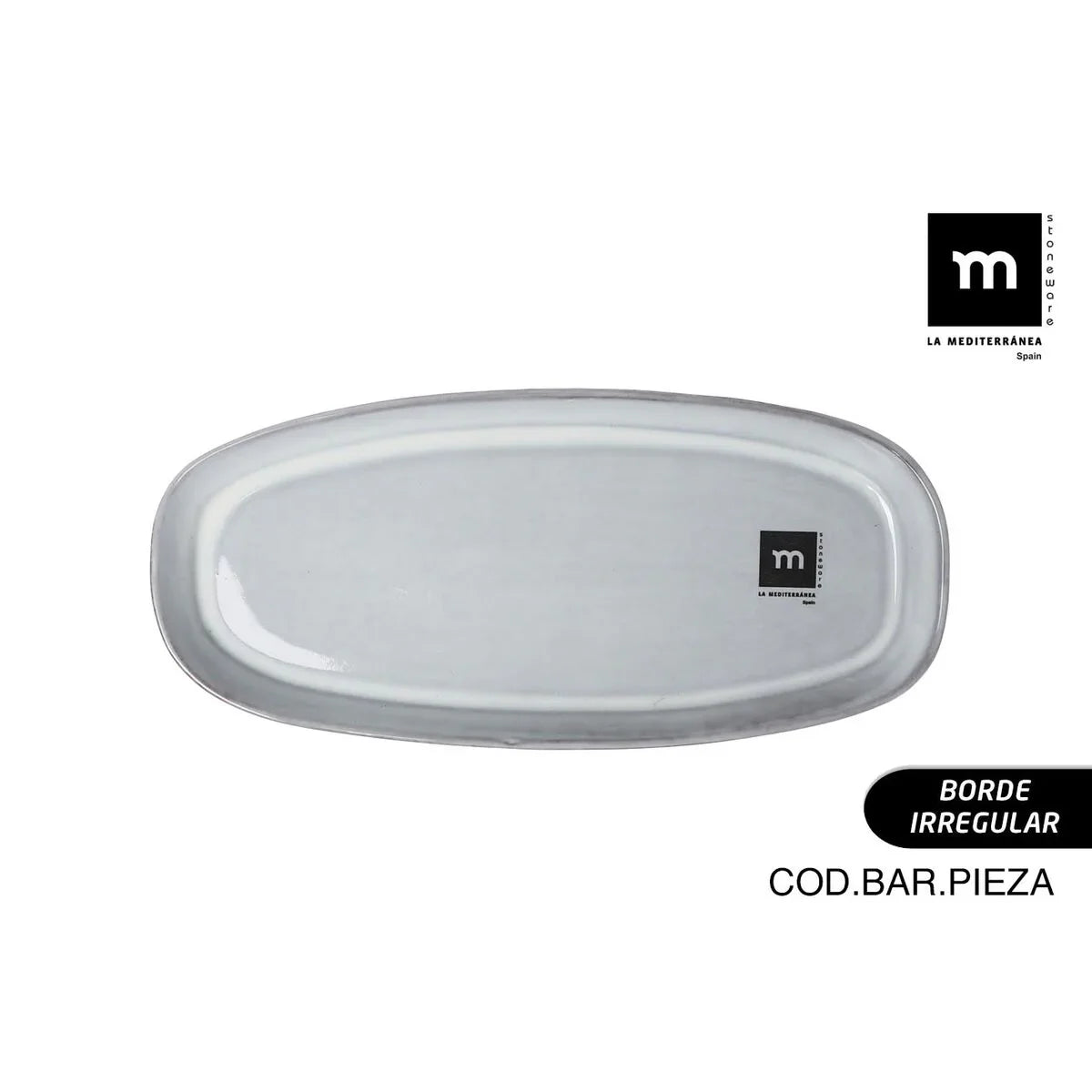 Serving Platter La Mediterránea Black clay