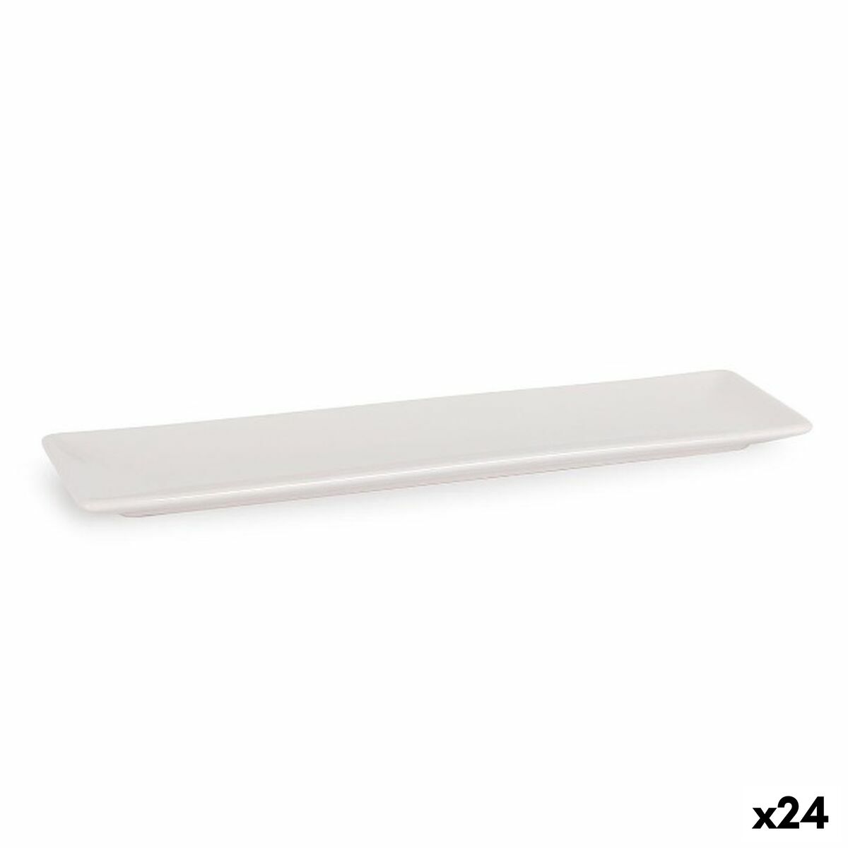 Serving Platter La Mediterránea Elite Rectangular 30 x 8 x 2cm (24 Units)
