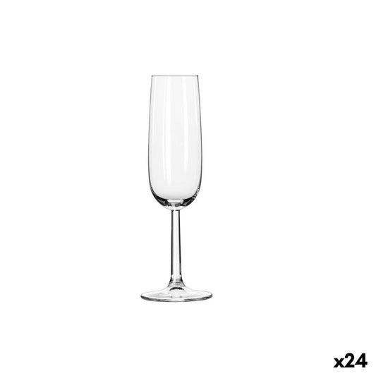 Champagne glass Royal Leerdam Vinci Transparent Glass 230 ml (24 Units)
